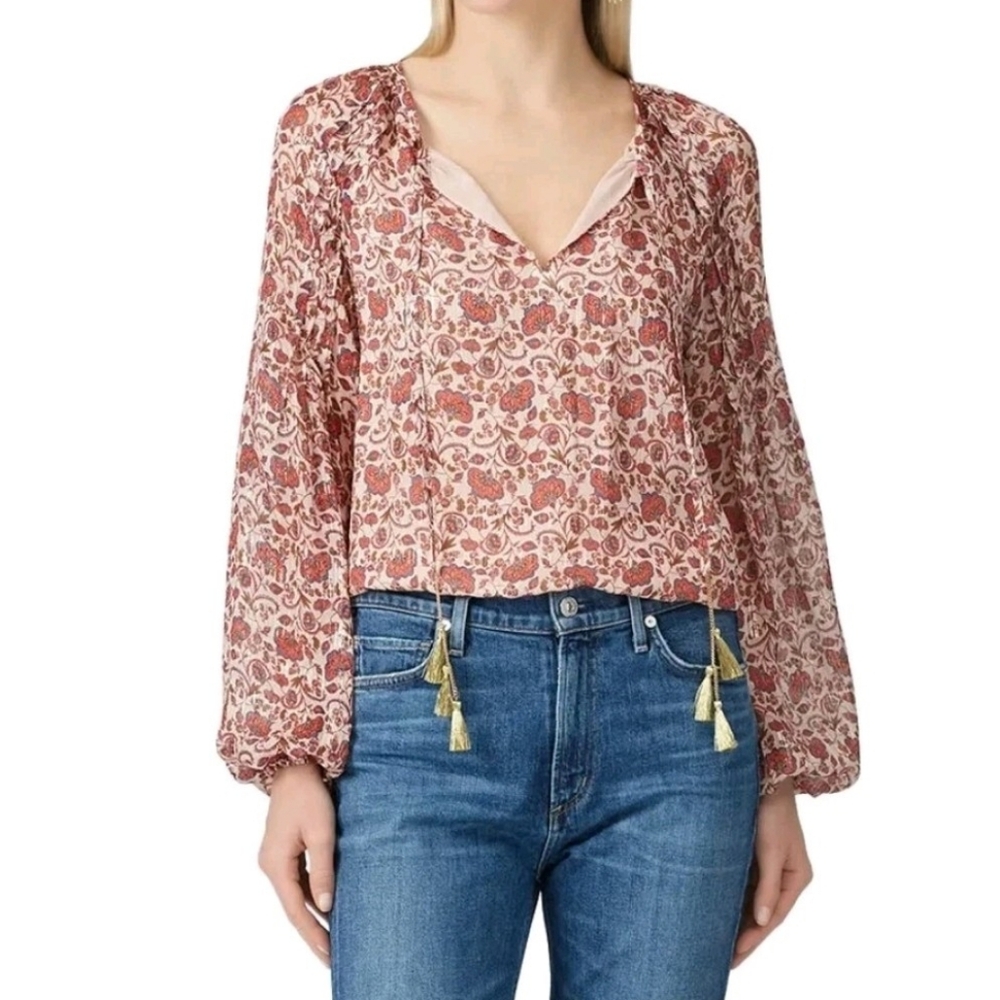 Ramy Brook Silk Adira Top - Large